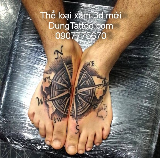 hình xăm 3d châu âu mới nhất tại dũng tattoo 0907775670